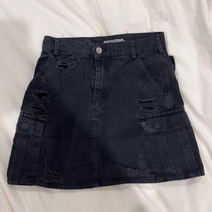 CARMAR Denim Cargo Skirt